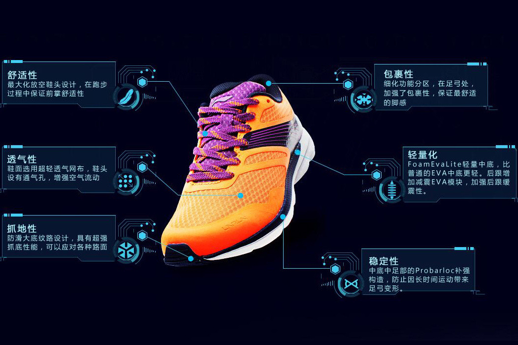 全民运动“芯”纪录：LI-NING 李宁 2016新款赤兔 智能跑鞋 今日开售