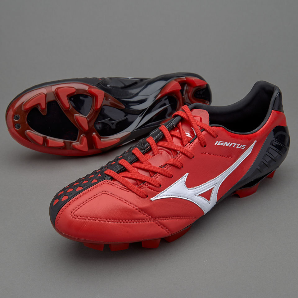 Forza Milan：Mizuno 美津浓 推出 米兰配色 Wave Ignitus 4 KL 足球鞋