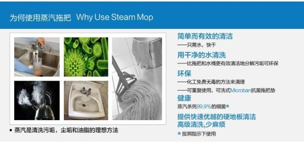 【达人专享】必胜 Bissell 1132Z 蒸汽/吸尘 二合一清洁机