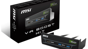 光驱位VR配件：msi 微星 推出VR Boost Kit 扩充套件