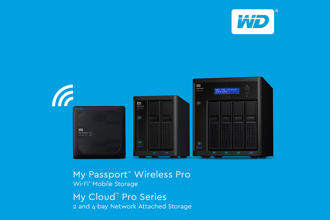 专攻影像设计：WD 西部数据 发布 My Passport Wireless Pro 和 My Cloud Pro 存储设备