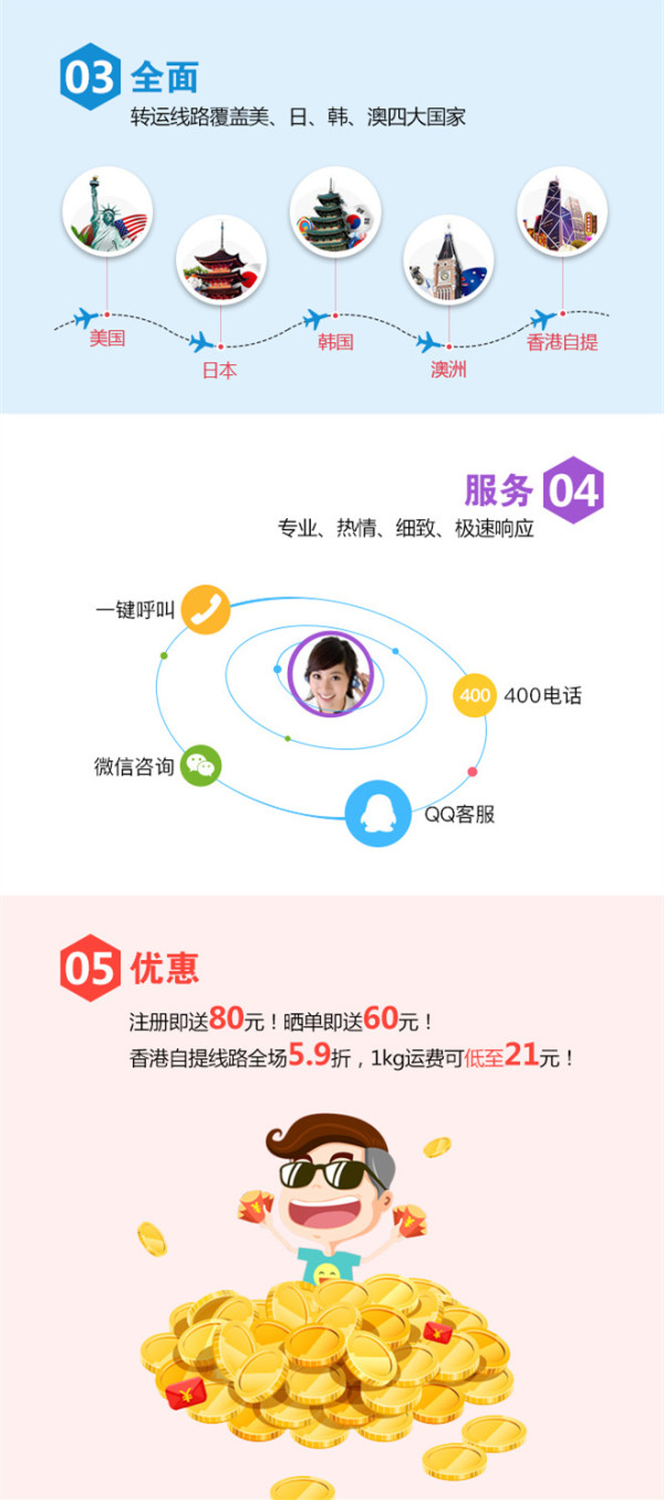 【抢先首发】海带宝转运 666元 运费优惠券