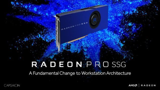 内置M.2 SSD：AMD 公布 Radeon Pro Solid State Graphics（SSG）显卡