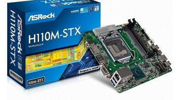 比ITX还小：ASRock 华擎 发布 H110M-STX 主板