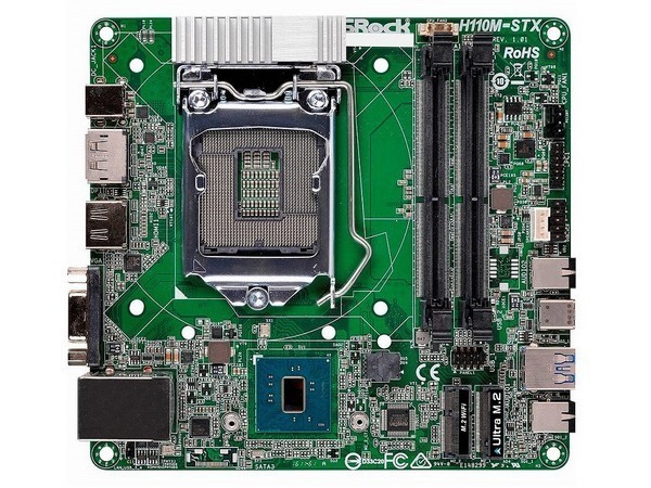 比ITX还小：ASRock 华擎 发布 H110M-STX 主板