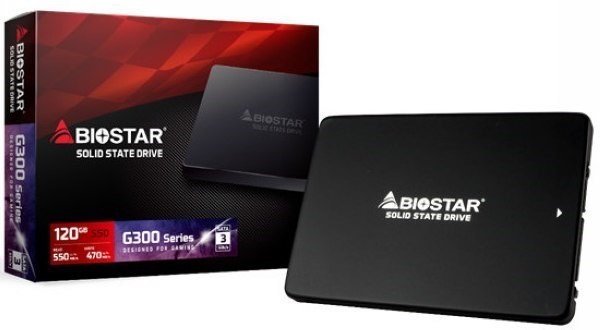 6.8mm厚度免螺丝设计：BIOSTAR 映泰 推出首款G300系列 SSD固态硬盘