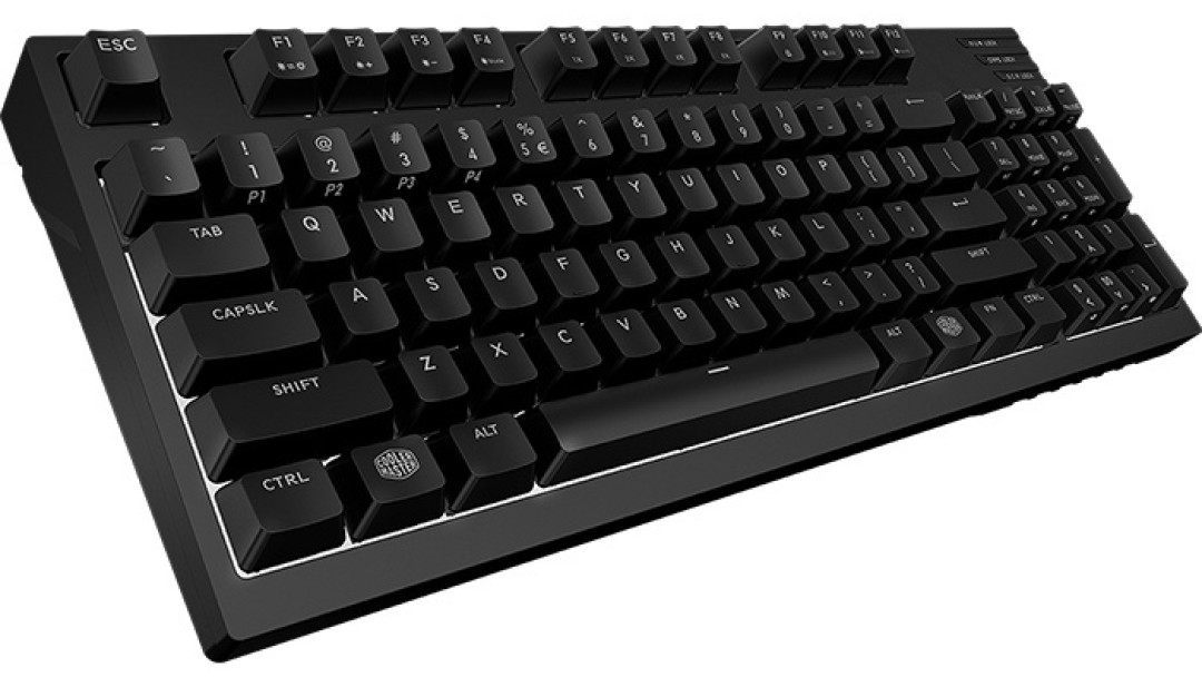 白光简洁布局coolermaster酷冷至尊推出masterkeysproml机械键盘109