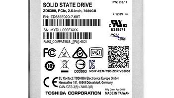 支持NVMe：TOSHIBA 东芝 推出 ZD6000系列固态硬盘