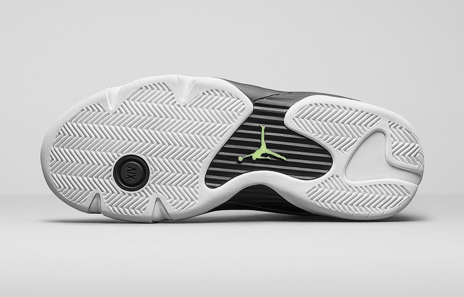 元年配色回归：NIKE 耐克 推出 AIR JORDAN 14 RETRO “BLACK/VIVID GREEN” 篮球鞋