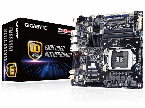 外接DC电源接口：GIGABYTE 技嘉 推出 GA-H110TN-Z主板