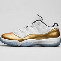  白金荣耀：NIKE 耐克 Air Jordan 11 Retro Low “White/Metallic Gold” 篮球鞋 即将发售