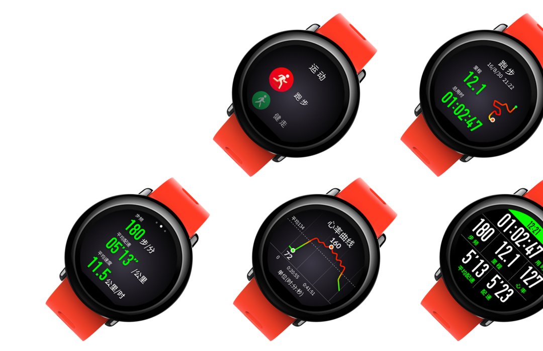 GPS、心率全开续航可达35小时：华米科技 发布 AMAZFIT 运动手表