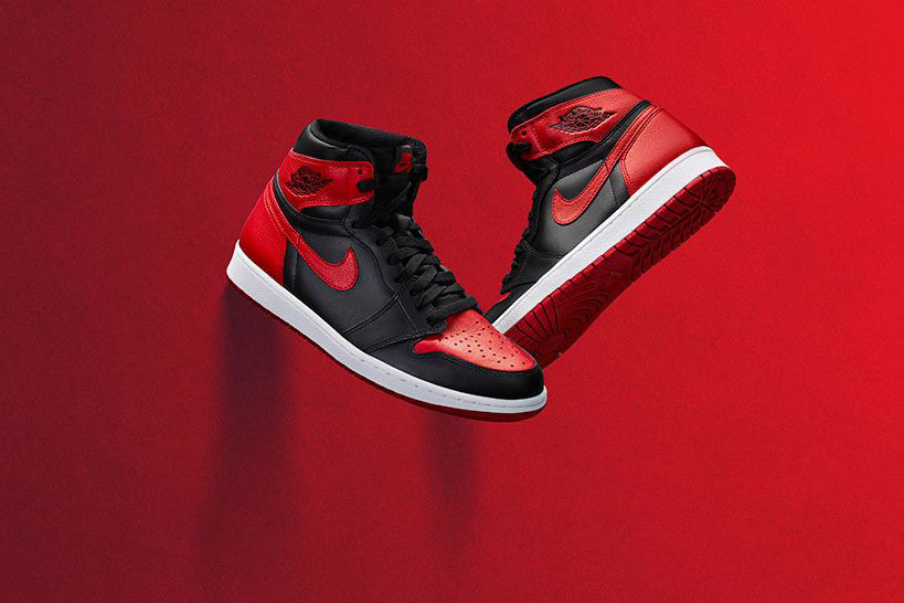 NIKE 耐克 Air Jordan 1 Retro High OG "Banned" 篮球鞋 明日发售