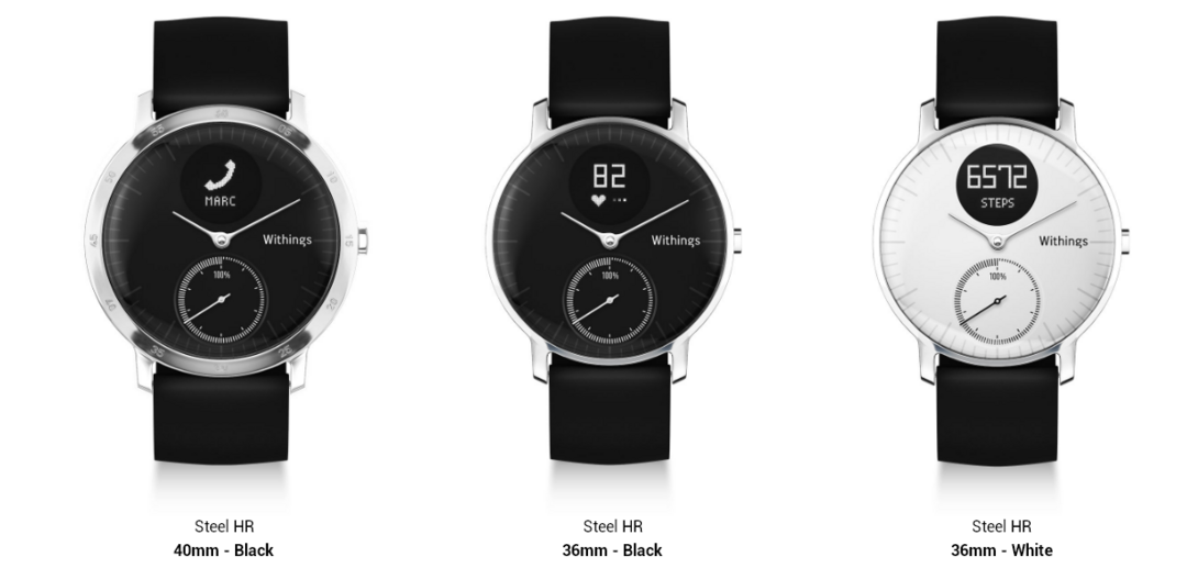 增加液晶屏和光学心率：Withings 发布 Steel HR 智能手表