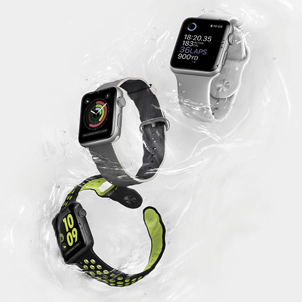50米防水、内置GPS与游泳模式：Apple 苹果 发布 Watch Series 2 智能手表