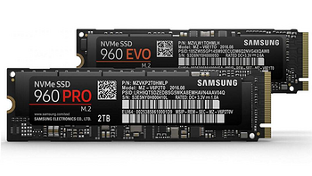 巩固霸主地位：SAMSUNG 三星 推出 960 PRO和960 EVO系列M.2 固态硬盘