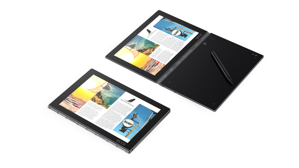 原笔迹手写+纸屏同步：lenovo 联想 发布 YOGA BOOK 二合一平板电脑