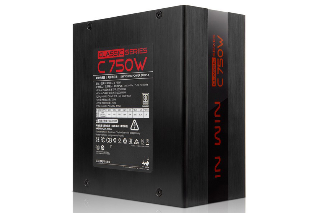 白金效率+7年质保:IN WIN 迎广 推出 C-750W 和 C-900W 电源