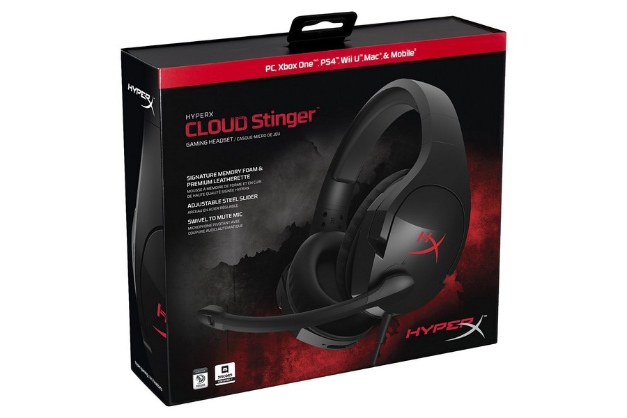 主打性价比：Kingston 金士顿 推出 HyperX Cloud Stinger 耳机