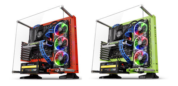 打造个性化游戏平台：Thermaltake 曜越 推出 Core P3 SE 璀璨绿和耀眼红版机箱