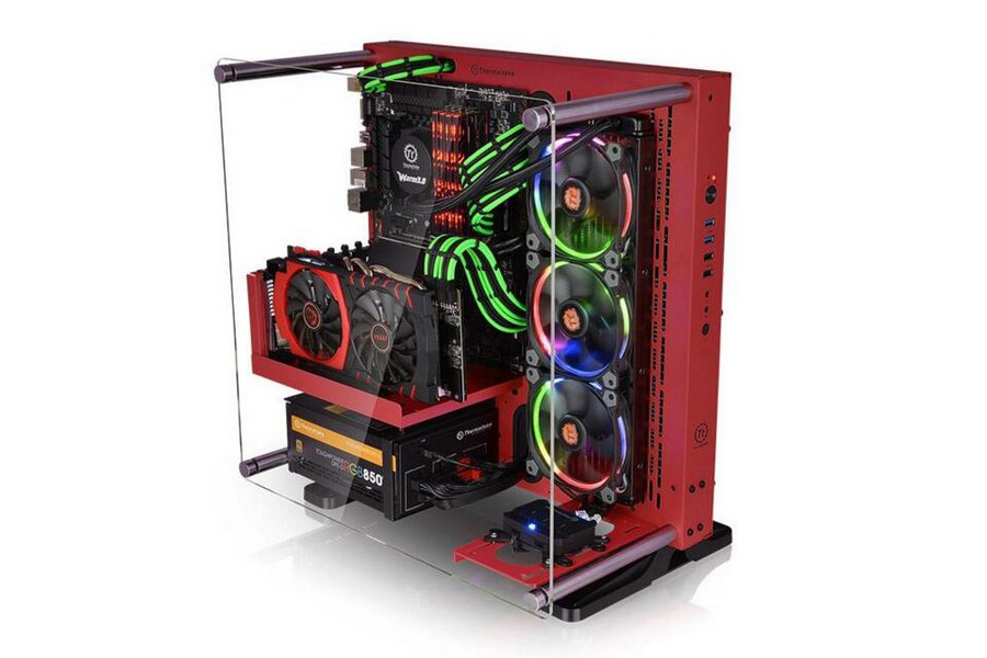 打造个性化游戏平台：Thermaltake 曜越 推出 Core P3 SE 璀璨绿和耀眼红版机箱