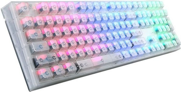 全透明化处理：COOLERMASTER 酷冷至尊 推出 MasterKeys Pro L RGB Crystal Edition 水晶版键盘