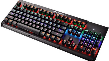 RGB幻彩＋铝合金材质：COUGAR 骨伽 推出 Ultimus RGB幻彩机械键盘