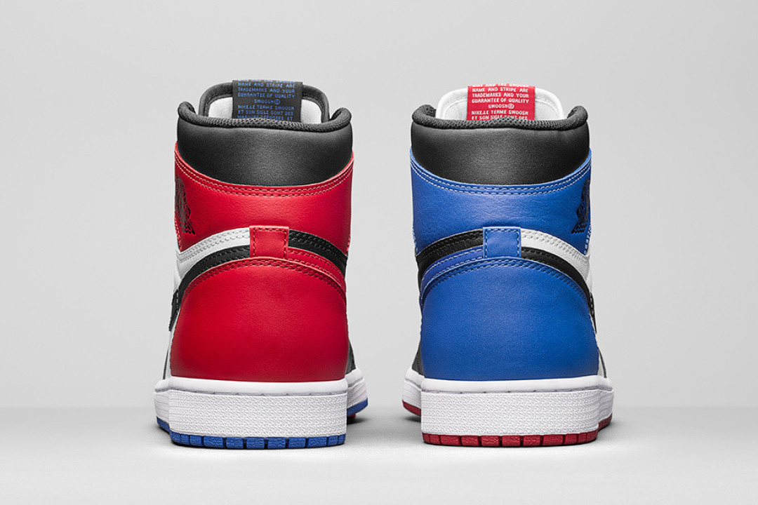 三位一体:NIKE 耐克 推出 Air Jordan 1 “Top 3” 篮球鞋