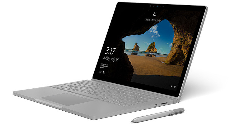 这次性能赶上游戏本：Microsoft 微软 发布 2016款 Surface Book 笔记本电脑