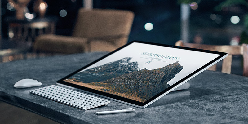 设计师的完美搭档：Microsoft 微软 发布 Surface Studio 一体式电脑