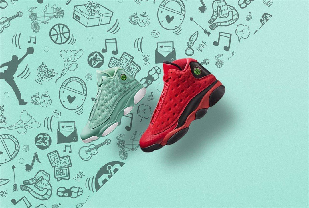 XIII参上：NIKE 耐克 即将发售 Air Jordan 13 “WHAT IS LOVE” 系列 篮球鞋