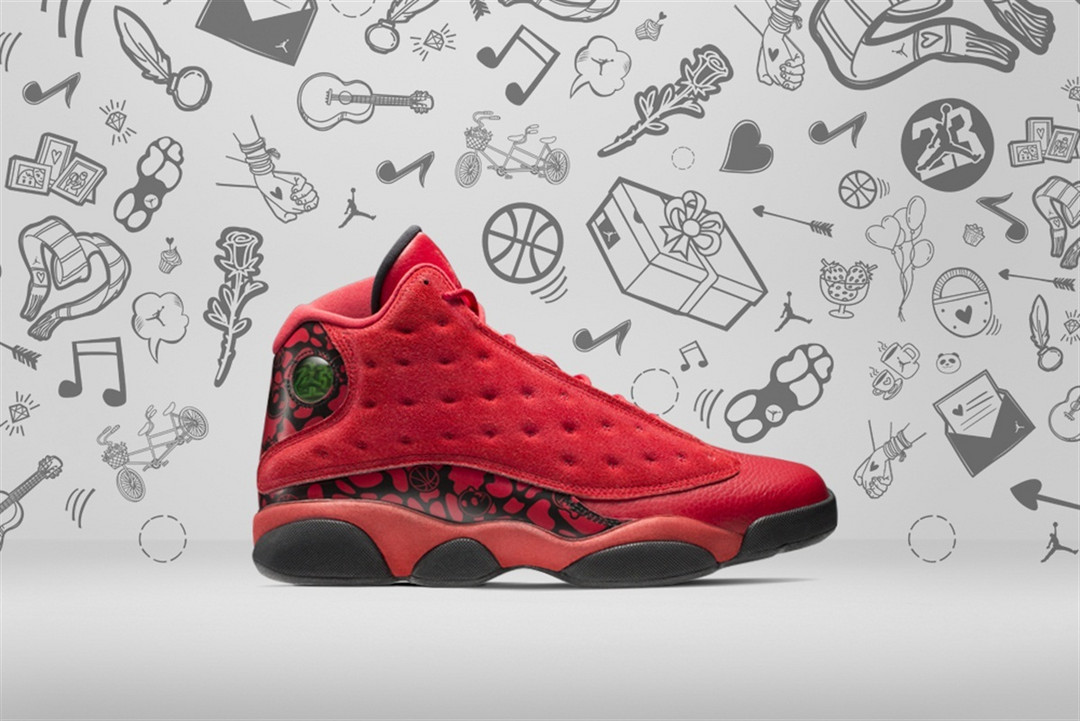 XIII参上：NIKE 耐克 即将发售 Air Jordan 13 “WHAT IS LOVE” 系列 篮球鞋