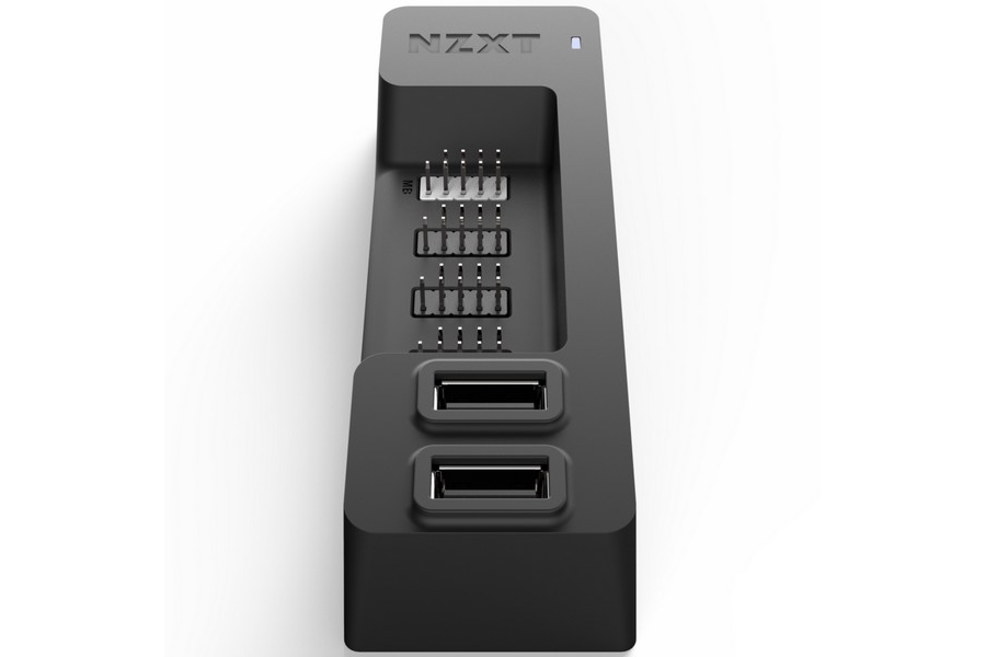 自带USB扩展：NZXT. 恩杰 推出 机箱内部 USB HUB集线器