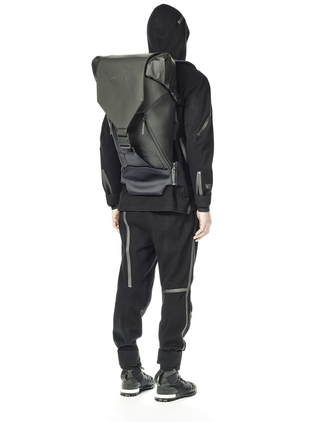 #本站首晒# 忍者行囊:Adidas Y-3 SPORT 2016秋冬款休闲运动背包开箱