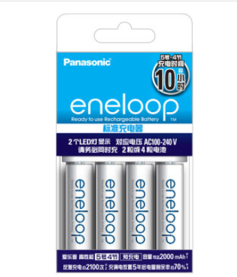 Eneloop 爱乐普  镍氢标准5号充电器套装 开箱  对比 小米 ZI5镍氢5号充电电池