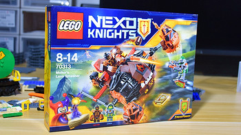 LEGO 乐高 Nexo Knights 篇二：70313 岩炎魔帅的双槌重击车 开箱