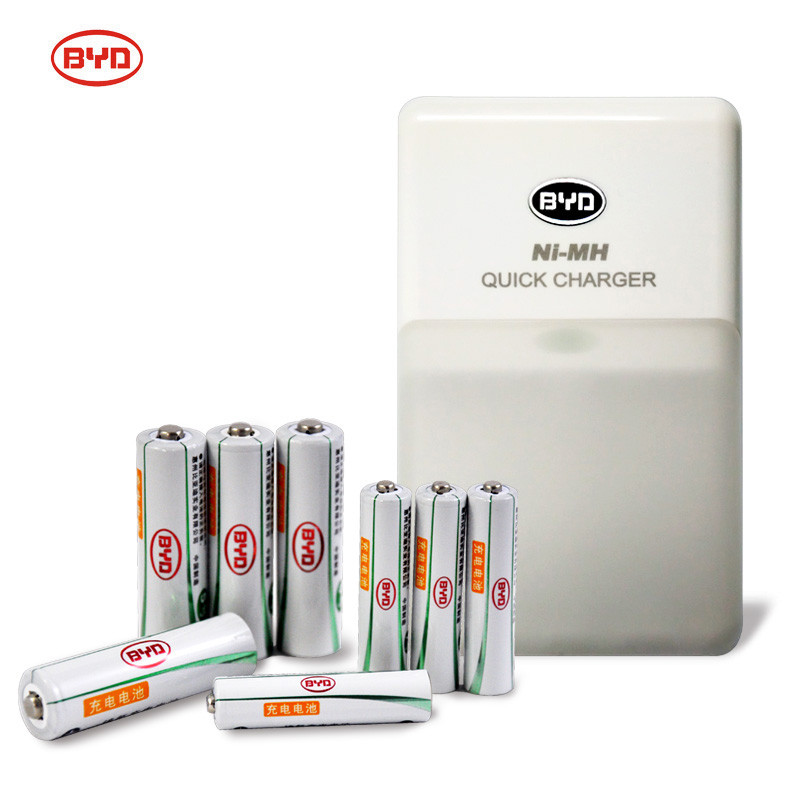 #原创新人#BYD 比亚迪 可充电电池及充电器 开箱
