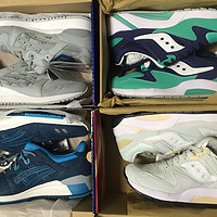 2016年双11晒单——asics 亚瑟士 Lyte Ⅲ 复古跑鞋 &SAUCONY 圣康尼 GRID 9000 跑鞋