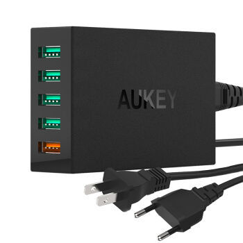 蜈蚣都要变蚯蚓的双十一：AUKEY QC2.0充电器 开箱