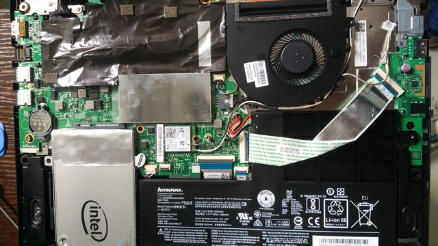 lenovo 联想 ideapad 300s-14isk 笔记本 更换固态硬盘     16-11-14