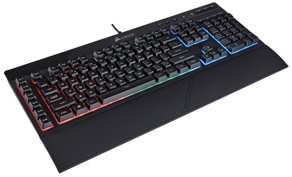 薄膜键+宏定制：CORSAIR 美商海盗船 推出 K55 RGB键盘