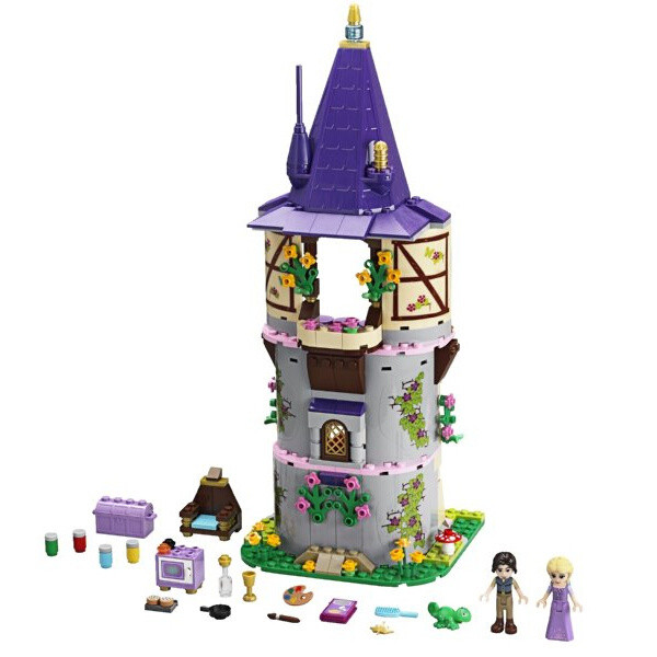 四岁小姑娘的生日礼物——LEGO 乐高 迪士尼公主系列 41054 乐佩的创意高塔