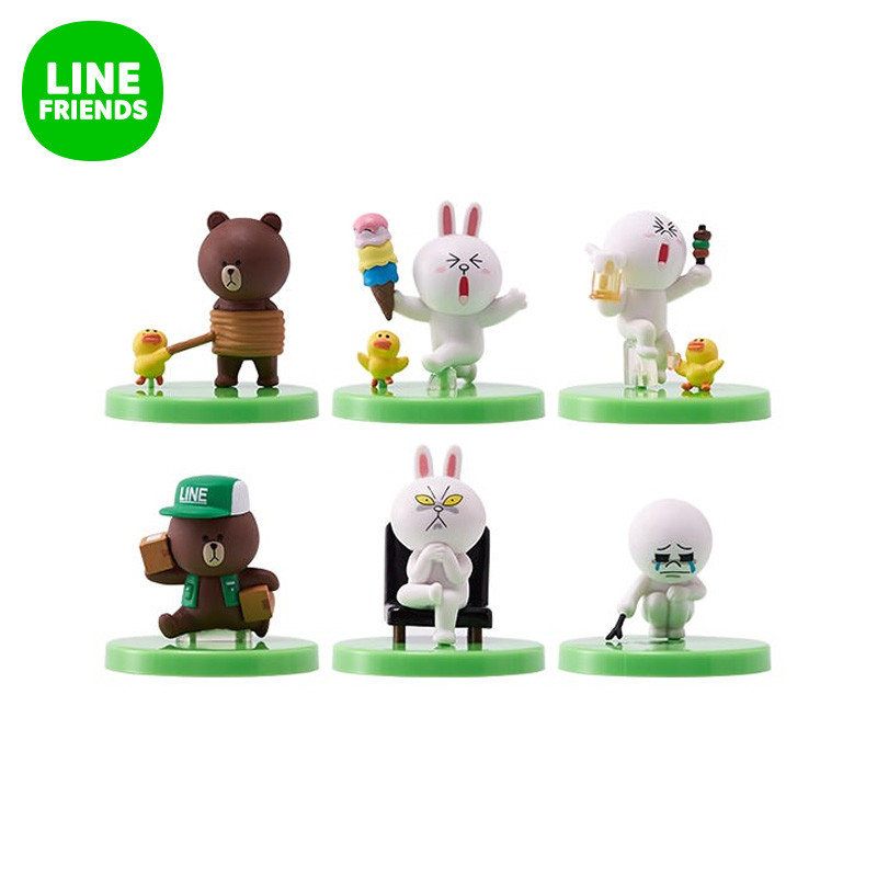 好玩——LINE FRIENDS 家族手办呆萌套餐