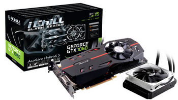 混合水冷方案：Inno 3D 映众 推出 GTX 1060 iChill BLACK “冰龙黑金版”显卡