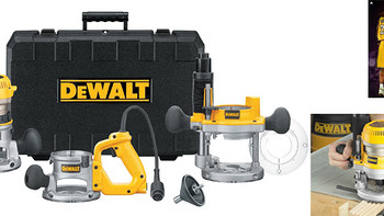 DEWALT 得伟 DW618B3 三底座套装 电木铣 试用评测