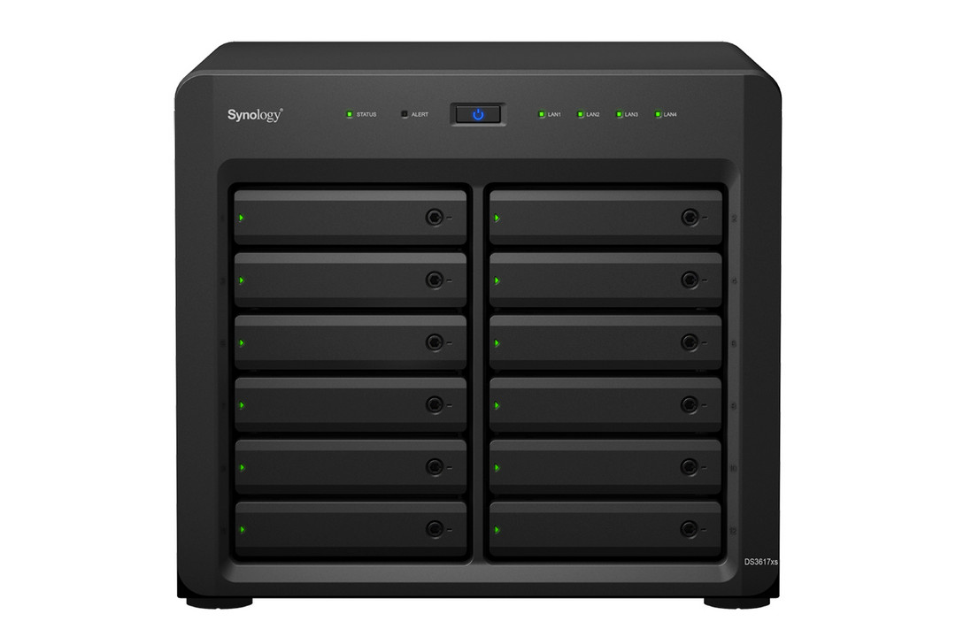 服务器级堆料：Synology 群晖 发布 DS3617xs 十二盘位企业级NAS