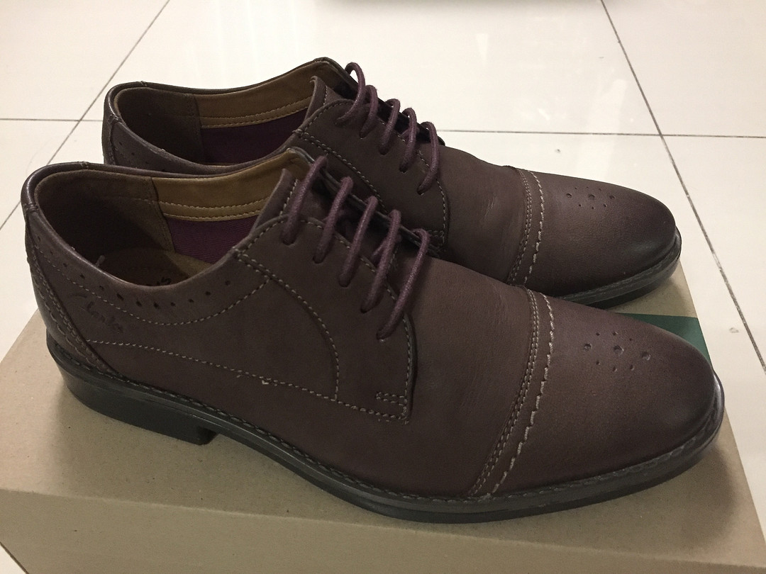 #全民分享季#要雕花、不要牛津：Clarks 其乐男士 Garren Cap Brogues 布洛克鞋