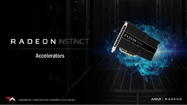 专注人工智能：AMD 推出 Radeon Instinct系列 MI6/MI8和MI25加速卡