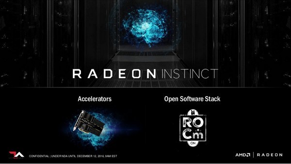 专注人工智能：AMD 推出 Radeon Instinct系列 MI6/MI8和MI25加速卡