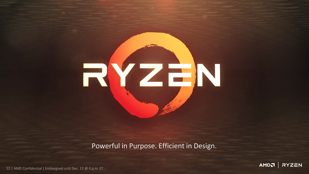 8核16线程力压i7-6900K：AMD ZEN架构“Ryzen”系列首款CPU规格公布